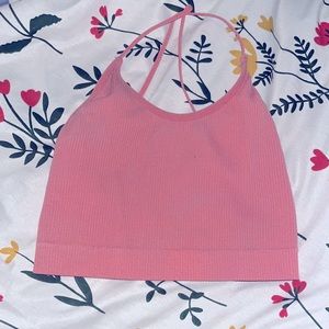 Extra small pink crop top